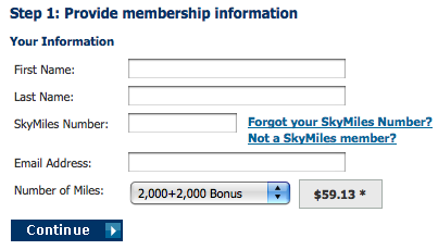 Buy Skymiles